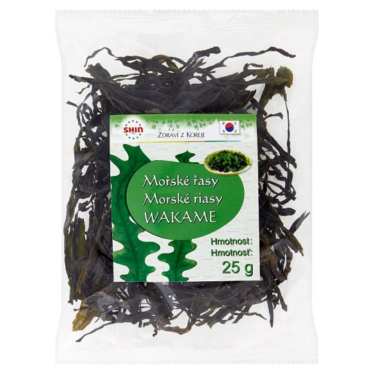 Shin Food Mořské řasy sušené (Wakame) 25g