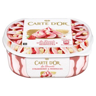 Carte d'Or zmrzlina Strawberry & Meringues 900ml