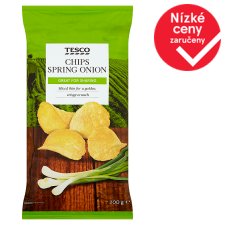 Tesco Chips Spring Onion 200g