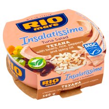 Rio Mare Insalatissime Tuna Salad Texana with Beans, Rice, Peppers and Spicy Oil 160g