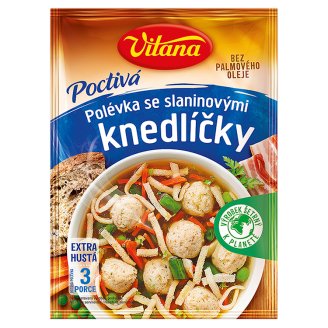 Vitana Poctivá polévka se slaninovými knedlíčky a celestýnskými nudlemi 60g