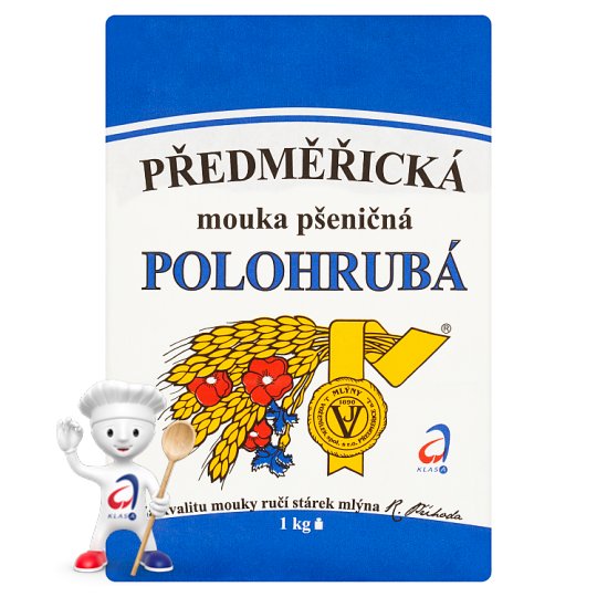 Mlýny J. Voženílek Předměřická mouka pšeničná polohrubá 1kg