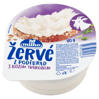 Milko Žervé z Poděbrad s kozím tvarohem 80g
