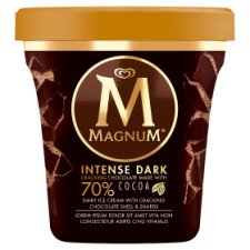 Magnum Intense Dark Ice Cream in Cup 440ml - Tesco Groceries