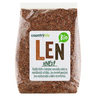 Country Life Bio len hnědý 300g