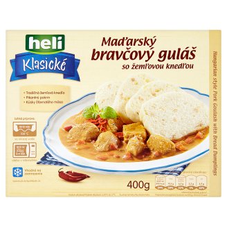 Heli Klasické Maďarský vepřový guláš s knedlíkem 400g