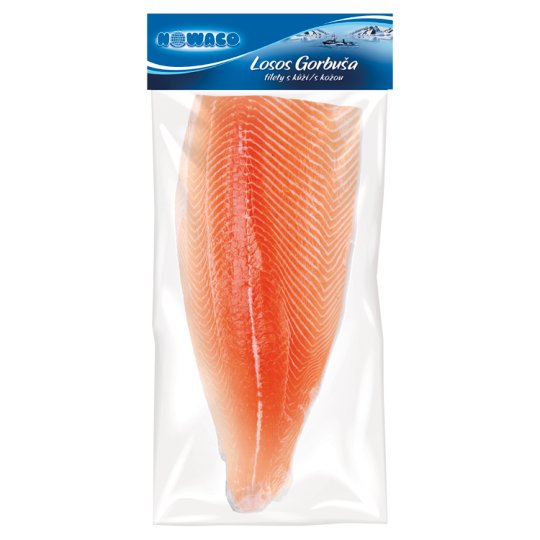 Losos gorbuša filet s kůží 500g