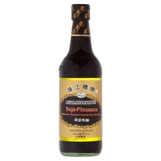 Pearl River Bridge Fermentovaná sójová omáčka s houbami 500ml