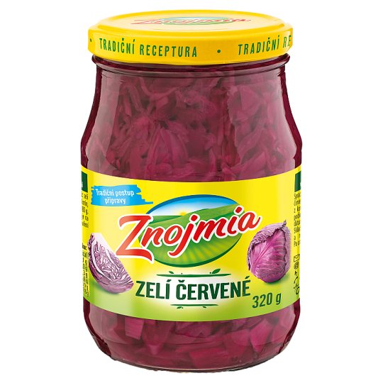 Znojmia Zelí červené 320g