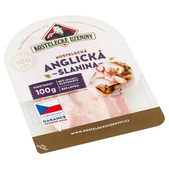 Kostelecké Uzeniny Kostelec English Bacon 100g