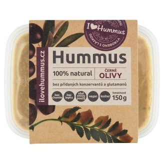 I Love Hummus Hummus černé olivy 150g