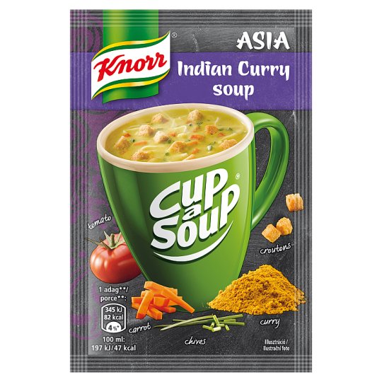 Knorr Cup a Soup Instantní polévka s kari 17g Tesco Potraviny