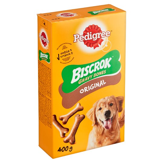 Pedigree Biscrok Gravy Bones Original Supplementary Food for Adult Dogs ...