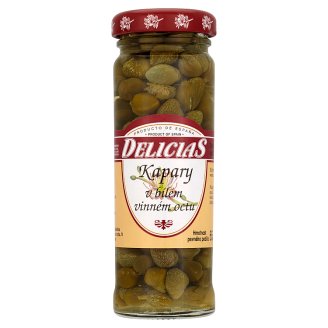 Delicias Kapary v bílém vinném octu 100g