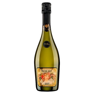 Mucha Sekt Jakostní šumivé víno bílé brut 0,75l