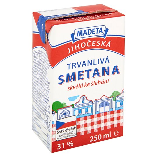 Madeta South Bohemia Long-Life Cream 250ml