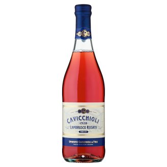 Cavicchioli Lambrusco dell' emilia mírně perlivé růžové sladké víno 75cl