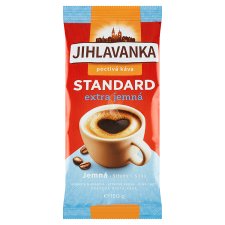 Jihlavanka Standard extra jemná pražená mletá káva 150g