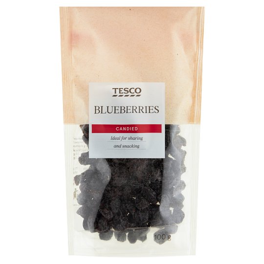 Tesco Blueberries Candied 100g Tesco Groceries