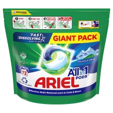 Ariel All-in-1 PODS, Kapsle Na Praní, 72 Praní