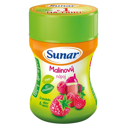 Sunárek Malinový nápoj pro děti 200g