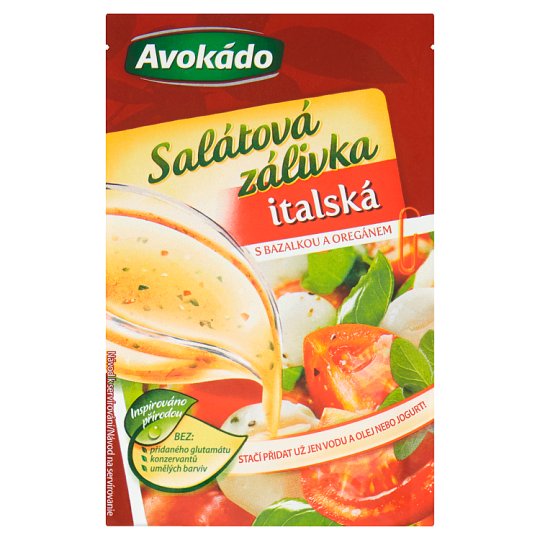 Avokádo Italian Salad Dressing with Basil and Oregano 8g Tesco Groceries