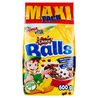 Bona Vita Choco balls cereální kuličky s kakaem 600g
