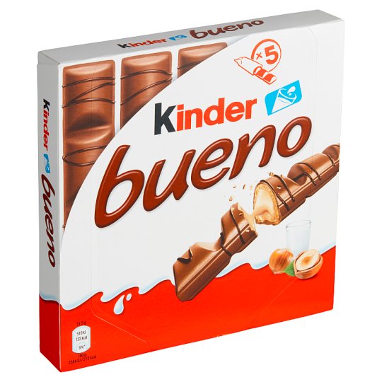 Kinder Bueno 5 pcs 107.5g - Tesco Groceries