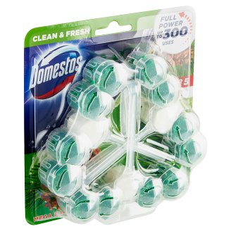 Domestos Power 5 Pine tuhý WC blok 3 x 55g