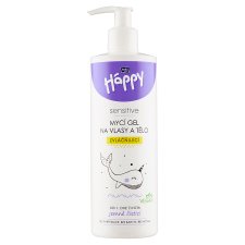 Bella Baby Happy Sensitive mycí gel na vlasy a tělo zvláčňující 400ml