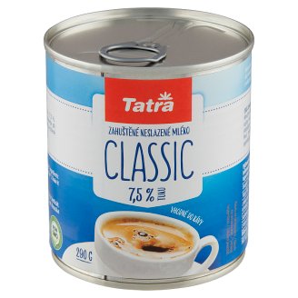 Tatra Classic zahuštěné neslazené plnotučné mléko 290g