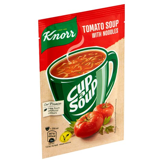 Knorr Cup a Soup Rajská instantní polévka s nudlemi 19g