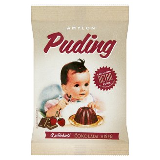 Amylon RETRO Puding s příchutí čokoláda višeň v prášku 40g