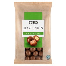 Tesco Hazelnuts in Milk Chocolate 500g