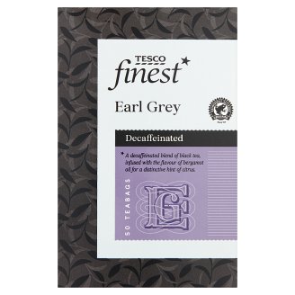Tesco Finest Earl grey aromatizovaný černý čaj s příchutí bergamotu porcovaný 125g