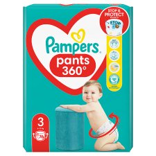 Pampers Pants Size 3, 76 Nappies, 6kg-11kg