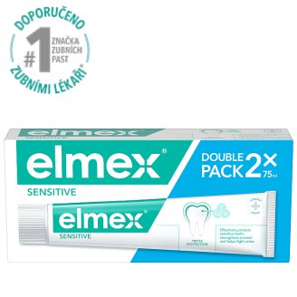 elmex Sensitive Zubní pasta s aminfluoridem 2 x 75ml