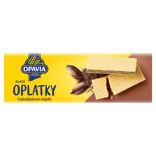 Opavia Zlaté Oplatky s čokoládovou náplní 146g