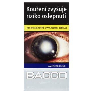 Bacco Silverline 100's American Blend cigarety s filtrem 20 ks