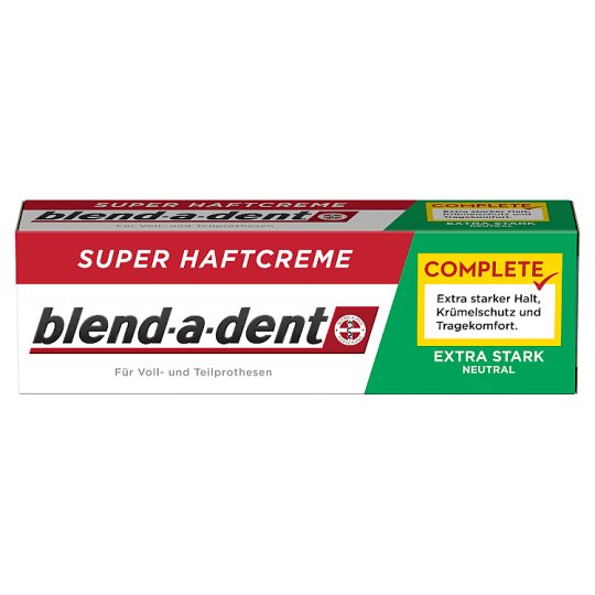 Blend-a-dent Complete Fixační Krém Na Zubní Náhradu 47 g, Neutral
