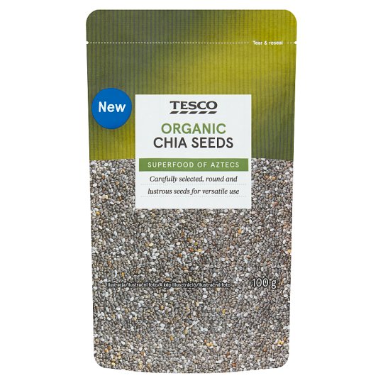 Tesco Organic Chia Seeds 100g Tesco Groceries