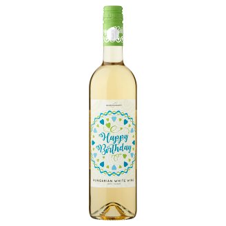 Wine Concept Happy Birthday Debrői Hárslevelű klasické polosladké bílé víno 0,75l