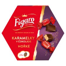 Figaro Caramels in Dark Chocolate 221g