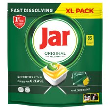 Jar Original All In One Kapsle Do Automatické Myčky Nádobí Lemon, 85 ks