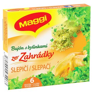 MAGGI Ze Zahrádky bujón s bylinkami slepičí v kostce 3l 6 x 9g