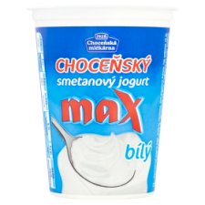 Choceňská mlékárna Choceňský smetanový jogurt max bílý 380g
