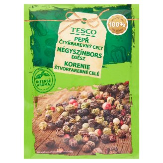 Tesco Pepř čtyřbarevný celý 16g