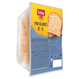Schär Pan Blanco chléb speciální bez lepku jemný bílý krájený 250g