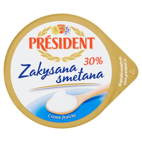 Président Zakysaná smetana 30% 180g