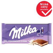 Milka Alpine Milk Chocolate with Milk Filling 100g